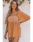 Azura Exchange Wide Sleeves Flowy Top - S