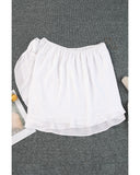 Azura Exchange Ruffle Chiffon Top - L