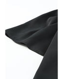 Azura Exchange Pleated Keyhole Short Sleeve T-Shirt - M