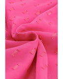 Azura Exchange Dotted Gold Stamp Tiered Ruffled Top - M