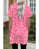 Azura Exchange Leopard Print Tunic Top - L