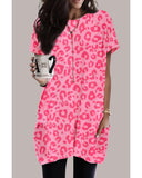 Azura Exchange Leopard Print Tunic Top - L