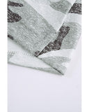 Azura Exchange Leopard Camo Twist Knot Half Sleeve T-Shirt - 3X