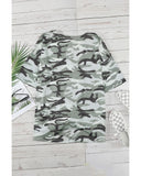 Azura Exchange Leopard Camo Twist Knot Half Sleeve T-Shirt - 3X