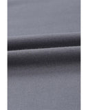 Azura Exchange Gray Color Block Long Sleeve Pullover Top - M