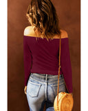 Azura Exchange Off Shoulder Long Sleeve Top - 2XL