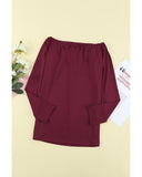 Azura Exchange Off Shoulder Long Sleeve Top - 2XL