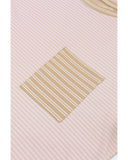 Azura Exchange Patchwork Tee with Contrast Stripes - L