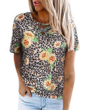 Azura Exchange Hollow Out Criss-cross Tee - L