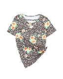 Azura Exchange Hollow Out Criss-cross Tee - M