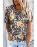 Azura Exchange Hollow Out Criss-cross Tee - S