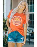 Azura Exchange Graphic Print Crewneck T-Shirt - Be The Sunshine - 2XL