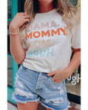 Azura Exchange Mama Mommy Mom Bruh Letter Graphic T Shirt - XL