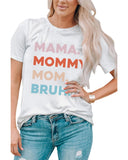 Azura Exchange Mama Mommy Mom Bruh Letter Graphic T Shirt - XL