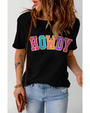 Azura Exchange Glitter Patch Graphic Tee - XL