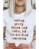 Azura Exchange Thanksgiving Slogan Graphic Tee - L