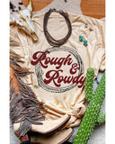 Azura Exchange Rough & Rowdy Rope Print Short Sleeve T-Shirt - M