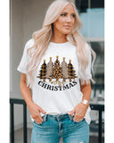 Azura Exchange Leopard Tree Print Short Sleeve T-Shirt - L