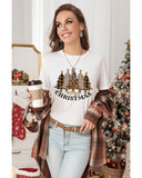 Azura Exchange Leopard Tree Print Short Sleeve T-Shirt - L