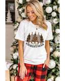 Azura Exchange Leopard Tree Print Short Sleeve T-Shirt - L