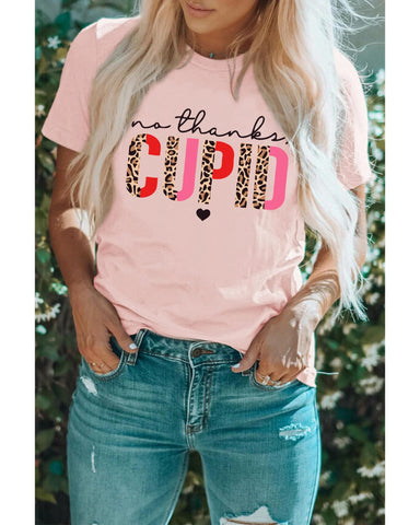 Azura Exchange CUPID Leopard Print Graphic T-Shirt - 2XL