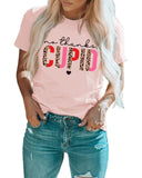 Azura Exchange CUPID Leopard Print Graphic T-Shirt - M