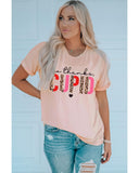 Azura Exchange CUPID Leopard Print Graphic T-Shirt - XL