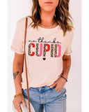 Azura Exchange CUPID Leopard Print Graphic T-Shirt - XL