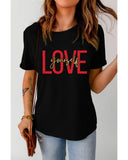 Azura Exchange Glitter Pattern Print Short Sleeve T-Shirt - XL