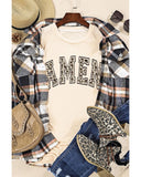 Azura Exchange Leopard Print Short Sleeve Graphic T-Shirt - S