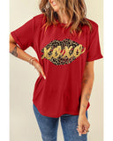 Azura Exchange Leopard Lips Glitter Graphic Tee - S