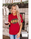 Azura Exchange Leopard Lips Glitter Graphic Tee - S