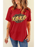 Azura Exchange Leopard Lips Glitter Graphic Tee - S