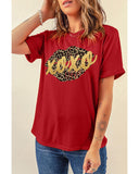 Azura Exchange Leopard Lips Glitter Graphic Tee - S