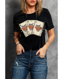 Azura Exchange Graphic Print Short Sleeve T Shirt - M