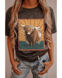 Azura Exchange Wild Land Western Fashion Graphic Tee - L
