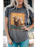 Azura Exchange Wild Land Western Fashion Graphic Tee - L