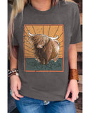 Azura Exchange Wild Land Western Fashion Graphic Tee - L