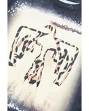 Azura Exchange Leopard Bleached Tee - L