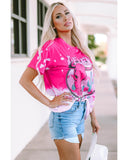 Azura Exchange Easter Vibes Skull Graphic Print T-Shirt - M