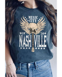 Azura Exchange Music City Graphic Print T-Shirt - L