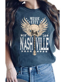 Azura Exchange Music City Graphic Print T-Shirt - L