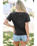 Azura Exchange Tie-dye USA Flag Print T-shirt - L