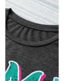 Azura Exchange Mama Letter Print Vintage Leopard Graphic T-Shirt - L