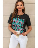 Azura Exchange Mama Letter Print Vintage Leopard Graphic T-Shirt - L