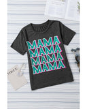 Azura Exchange Mama Letter Print Vintage Leopard Graphic T-Shirt - L