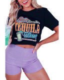 Azura Exchange Talking Tequila Graphic T-shirt - XL