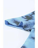 Azura Exchange V Neck Tie-dye T-shirt - S