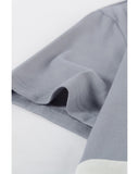 Azura Exchange Colorblock T-shirt with Slits - 2XL