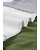 Azura Exchange Colorblock T-shirt with Slits - S